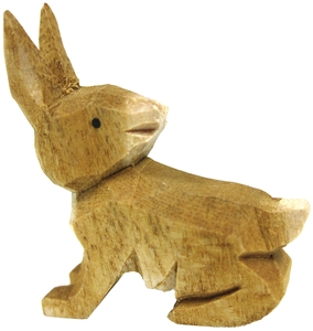 Kunstgewerbliche Schnitzterein Emil Helbig Hase, groß (Kunstgewerbliche Schnitzterein Emil Helbig 10-04 H, g-k) Hase, groß